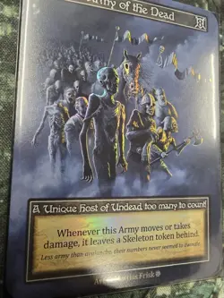 NM FOIL Army of the Dead Sorcery Contested Realm Gothic - Image 2