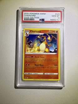 PSA 10 Charizard #025 - 2020 Pokemon Sword & Shield Vivid Voltage - Image 3