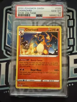 PSA 10 Charizard #025 - 2020 Pokemon Sword & Shield Vivid Voltage - Image 4