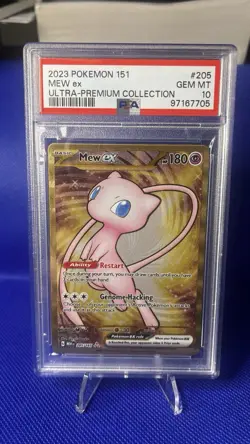 2023 POKEMON 151 ULTRA-PREM COLLECTION #205 MEW EX PSA 10 - Image 1