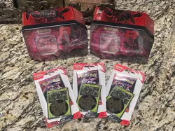 Pokemon TCG Destined Rivals SEALED LOT - x2 Mewtwo Tins, x3 Single Blister Pack - Image 3