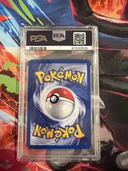 Rocket's Moltres #12/132 - 2000 Pokemon Gym Hero’s - PSA 7 With Swirl 🌀 - Image 2