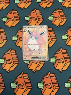 Pokemon TCG Wigglytuff EX Holo Card 187/165 Scarlet & Violet 151 Ultra Rare NM - Image 1