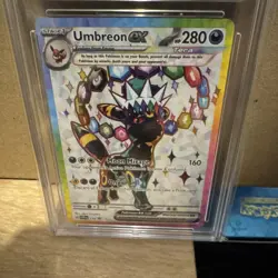 Pokemon TCG Umbreon EX Prismatic Evolutions 176 Promo - ACE 9 Mint - Image 2