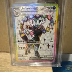 Pokemon TCG Umbreon EX Prismatic Evolutions 176 Promo - ACE 9 Mint - Image 3