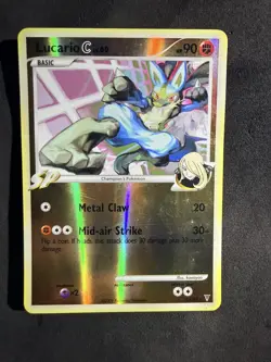 2009 Pokemon Platinum Supreme Victors Lucario C Reverse Holo #31/147 - Image 1