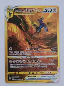 2023 Pokemon Origin Forme Dialga VSTAR (Secret) GG68/GG70 Crown Zenith NM/M - Image 1