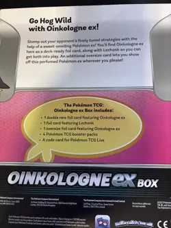 Pokemon TCG: Scarlet & Violet - Oinkologne EX Box - NEW FACTORY SEALED - Image 4
