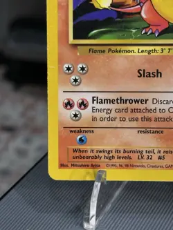 Pokemon TCG Charmeleon Base Set Shadowless 24/102 VTG mp WOTC 1999 - Image 5