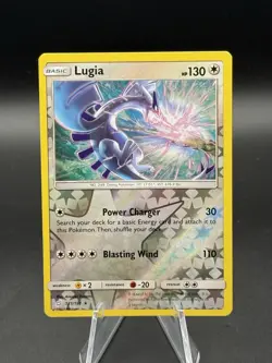 Pokemon TCG Sun & Moon: Team Up Reverse Holo Rare Lugia 131/181 - Image 1