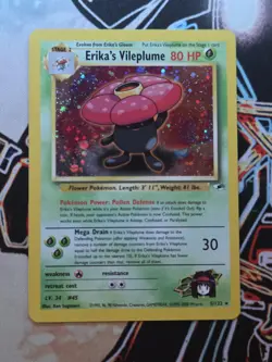 Pokemon Erika's Vileplume 5/132 - Holo Rare - Gym Heroes Pokemon 2000 - Image 1