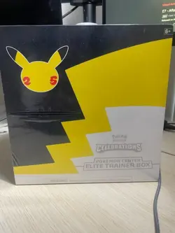 Pokemon Center Celebrations Elite Trainer Box ETB New Sealed Rip On Plastic - Image 1