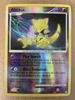 Abra - 69/123 - Pokemon Mysterious Treasures Reverse Holo LP - Image 1