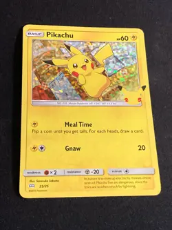 Pokemon - 25 Anniversary - McDonald Confetti Promo - Pikachu - 25/25 - NM! - Image 1