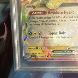 2024 Pokemon Surging Sparks Pikachu ex 057/191 PSA 9 Mint - English SSP - Image 4