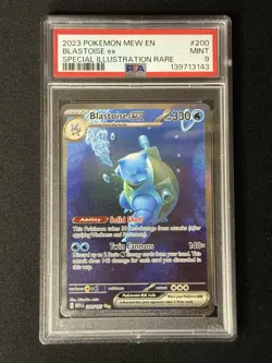 Blastoise EX #200/165 - 2023 Pokemon Mew EN S&V 151 - PSA 9 MINT - Image 1