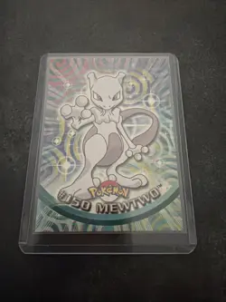 Mewtwo #150 Topps Blue Label TV Animation Edition Non Holo Pokemon 1999 NM - Image 1