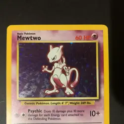 1999 Mewtwo 10/102 - Holo Rare - Base Set Unlimited - Pokemon TCG WOTC NM/LP! - Image 2