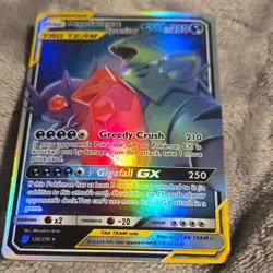 Pokemon Mega Sableye & Tyranitar GX TAG TEAM Holo Sm-Unified Minds 126/236 - Image 1