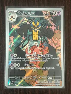 Cofagrigus 123/086 Illustration Rare White Flare Pokemon NM - Image 1