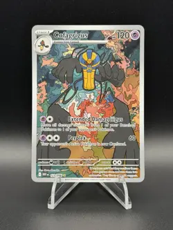 Pokemon White Flare Cofagrigus 123/086 Illustration Rare NM - Image 1