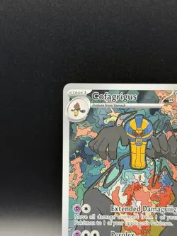 Pokemon White Flare Cofagrigus 123/086 Illustration Rare NM - Image 2