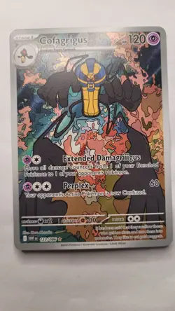 Pokemon TCG Cofagrigus 123/086 White Flare Illustration Rare M/NM - Image 1