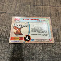 2000 Topps Pokemon TV Animation Edition Series 2 Cubone #104 LP - Image 2