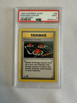 1999 Pokemon - 1st Edition Shadowless Pokemon Center Base Set 85/102 PSA 9 Mint! - Image 2