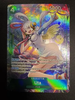 Uta (Alternate Art) OP13-023 Carrying On His Will Foil Super Rare 5000 Power - Image 1