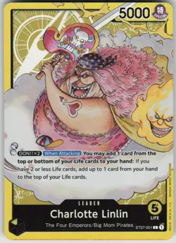 One Piece TCG Charlotte Linlin L Starter Deck 7: Big Mom Pirates ST07-001 - Image 1