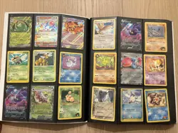 Pokemon binder with 390+ cards including holos vintage, rares, e series full art - Image 3