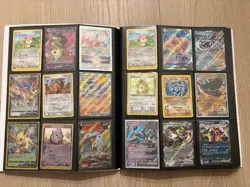 Pokemon binder with 390+ cards including holos vintage, rares, e series full art - Image 5