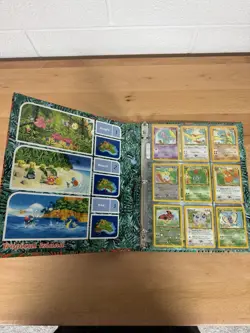 Complete English Southern Islands Set 18/18 Pokemon Cards with Binder. NM - Image 1