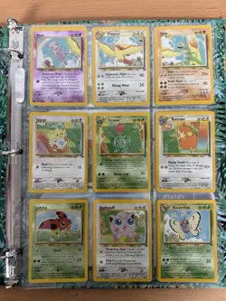 Complete English Southern Islands Set 18/18 Pokemon Cards with Binder. NM - Image 2
