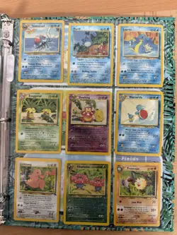 Complete English Southern Islands Set 18/18 Pokemon Cards with Binder. NM - Image 4