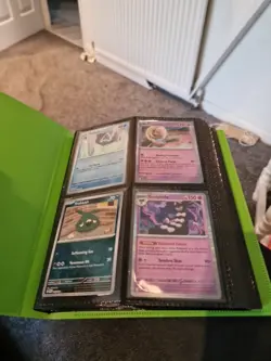 Pokemon Tgc Old Binder With A Few Cards In Various Sets - Image 2
