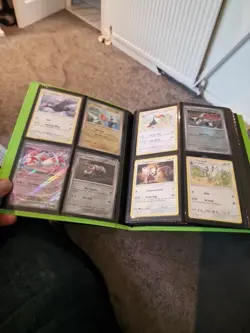 Pokemon Tgc Old Binder With A Few Cards In Various Sets - Image 3