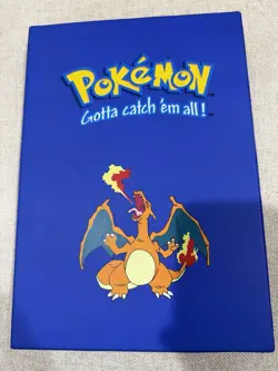 Vintage Charizard Toysite Pokemon Card Binder With Over 70 Cards - Image 1