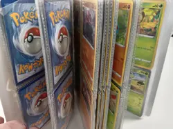 Pokemon Card Bundle with Binder and Pikachu Plush Various Cards Lugia V Melmetal - Image 3