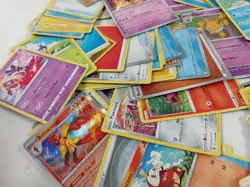 Pokemon Card Bundle with Binder and Pikachu Plush Various Cards Lugia V Melmetal - Image 4