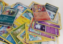 Pokemon Card Bundle with Binder and Pikachu Plush Various Cards Lugia V Melmetal - Image 5