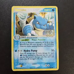 Pokemon Card - Blastoise EX Crystal Guardians 14/100 Reverse Holo Rare - Image 1