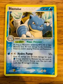 NM! Blastoise (14/100) EX Crystal Guardians Holo Pokemon Card! FAST & FREE P&P! - Image 1