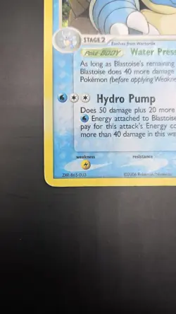 Blastoise 14/100 [Reverse Holo] - MP - Crystal Guardians Rare Pokemon Card - Image 4