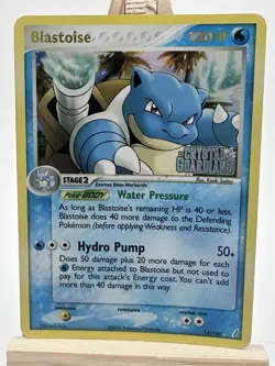 Blastoise 14/100 EX Crystal Guardians Holo Rare Pokemon Card LP 2006 - Image 3
