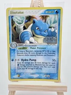 Blastoise 14/100 EX Crystal Guardians Holo Rare Pokemon Card NM 2006 - Image 1
