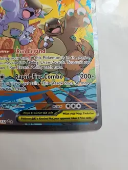 2025 Pokemon Mega Evolution Kangaskhan ex Special Illustration Rare #182/132 - Image 5