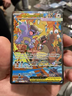 2025 Pokemon Mega Kangaskhan Ex 182/132 Special Illustration Rare Mega Evolution - Image 1