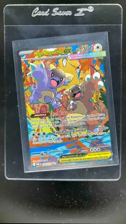 2025 Pokemon Mega Evolution Kangaskhan ex Special Illustration Rare #182/132 - Image 1